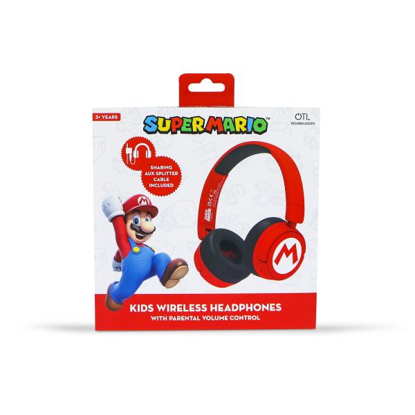 Auriculares Super Mario Logo Kids Wireless