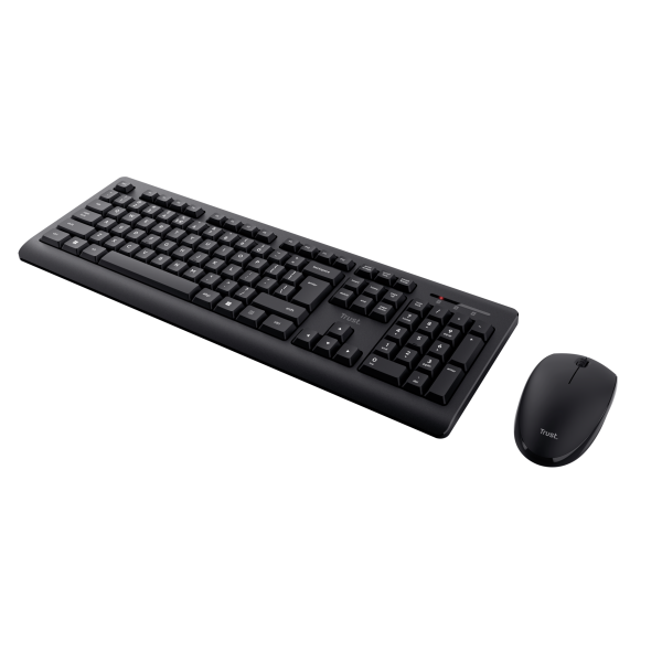 Pack Inalámbrico TRUST Primo Wireless - USB  Teclado y Ratón  Negro
