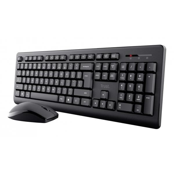 Pack Inalámbrico TRUST Primo Wireless - USB  Teclado y Ratón  Negro
