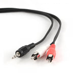 Cable Audio Gembird Conector 3,5Mm A Rca 2,5M