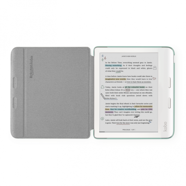 Kobo Basic SleepCover funda Verde para libro electrónico