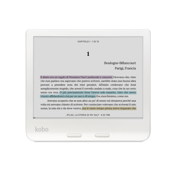 Rakuten Kobo Libra Colour 32 GB Wifi Blanco - Lector de libros electrónicos