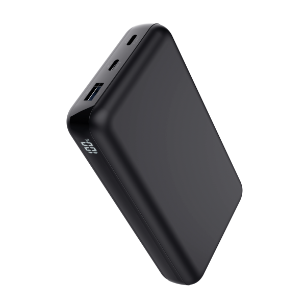 Bateria Externa Trust Laro 100w 20000mah -1 Usb-a Y 2 Usb-c Para Portatil Negro
