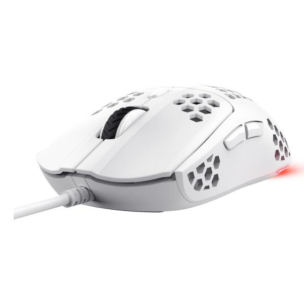 Mouse Trust Gxt928w Helox Usb Ultraligero Gaming Color Blanco Hover Image