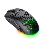 MOUSE TRUST WIRELESS GXT 929BK HELOX ULTRALIGERO, ILUMINACION LED CON RESPIRACION NEGRO