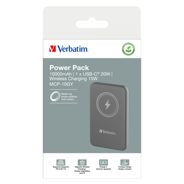 Powerbank Verbatim 10000mah Gris