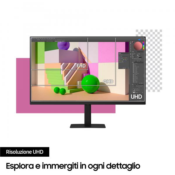 Samsung ViewFinity S7 S70D 27" 4K Ultra HD IPS Negro