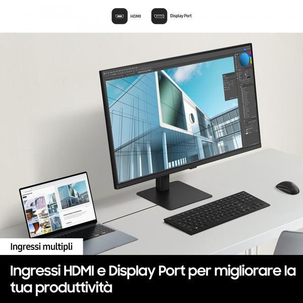 Samsung ViewFinity S7 S70D 27" 4K Ultra HD IPS Negro