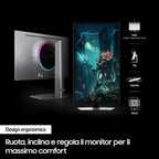 Samsung G60SD 27 Quad HD OLED 360 Hz 0,03 ms FreeSync Plata