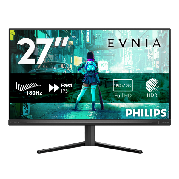 Philips Evnia 27M2N3200S/00 27" FullHD IPS 180 Hz G-Sync Negro Main Image