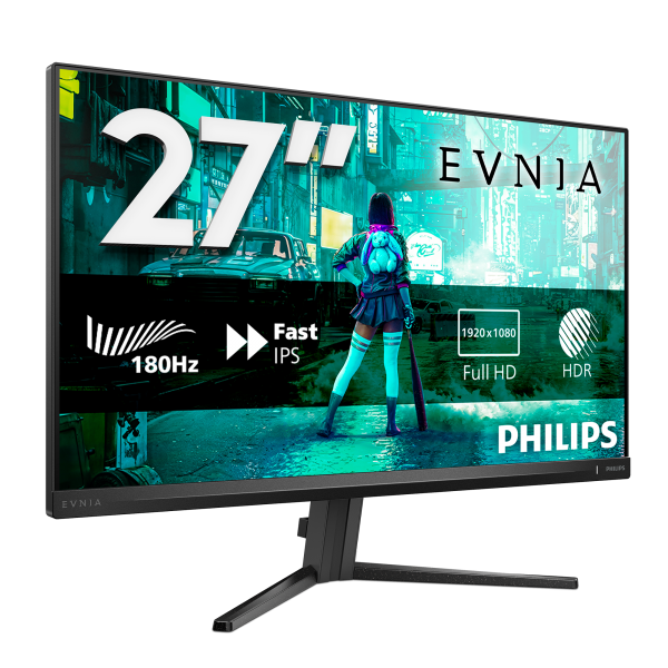 Philips Evnia 27M2N3200S/00 27 FullHD IPS 180 Hz G-Sync Negro