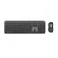 Teclado Y Mouse Logitech Wireless Signature Slim Mk950 Multidispositivo 4000 Dpi Ergonomico Grafito