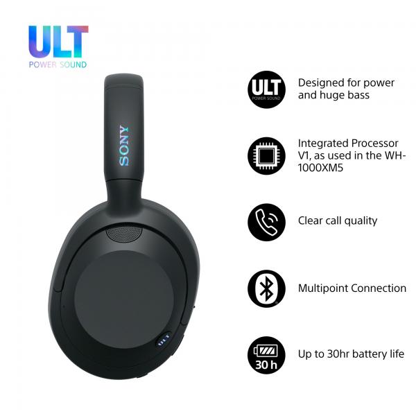 Sony Wh-ult900n Black / Auriculares Overear Inalámbricos