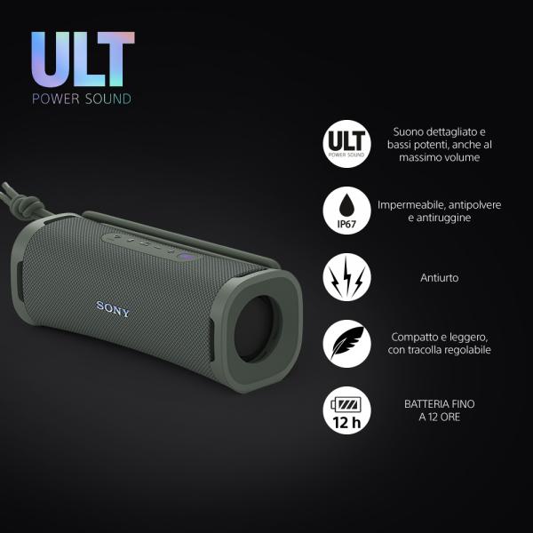 Sony Srs-ult10 Green / Altavoz Inalámbrico