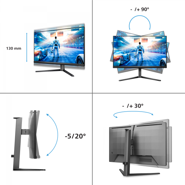 Philips Evnia 27M2N5500/00 27 2K QHD IPS 170 Hz G-Sync Negro