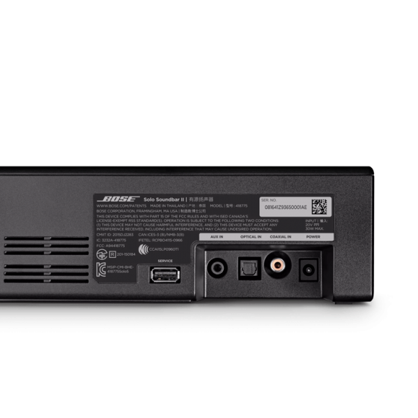 Bose Solo 2 Black / Barra De Sonido