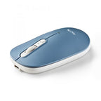Ratón Inalámbrico NGS Shell RB - BT 5.1  USB  1600DPI  Blanco/Azul/Rosa