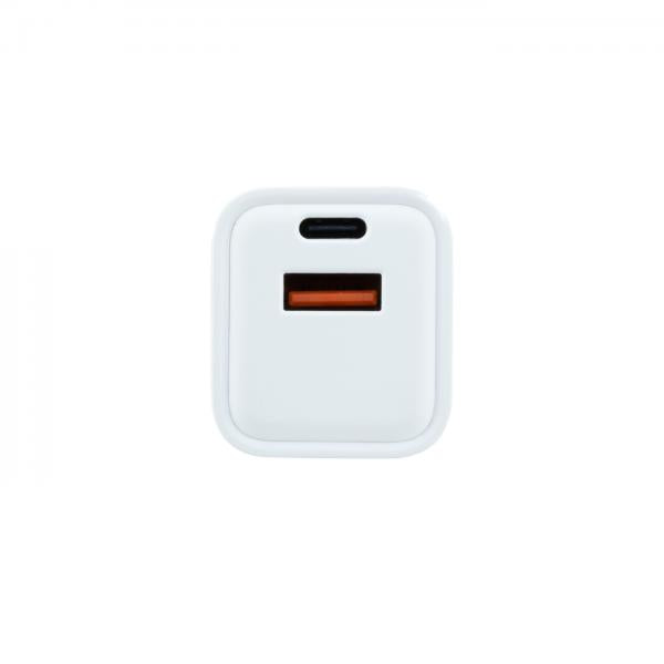 Cargador Usb De Pared Coolbox 20W Usb Tipo A - Usb Tipo C