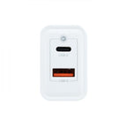 Coolbox Cargador Gan 30W Usb-C/Usb-A Pared