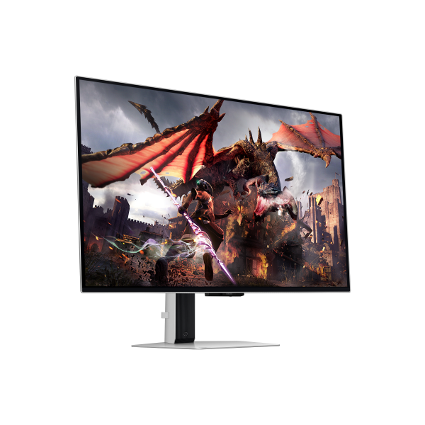 Samsung G80SD pantalla para PC 81,3 cm (32") 3840 x 2160 Pixeles 4K Ultra HD OLED Plata