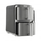 Ninja SL400EU Freidora Doble Vertical 9.5L Negro/Gris - Freidora de aire caliente