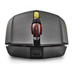 Mouse Ngs Wireless Gmx-200 Receptor 2,4ghz 800-1200-2400-3200 Dpi Bat. 300 Mah Negro