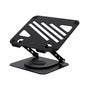 Soporte De Portatil Trust Zeff Metalico Color Negro Plegable Giratorio Hasta 16" 10kg