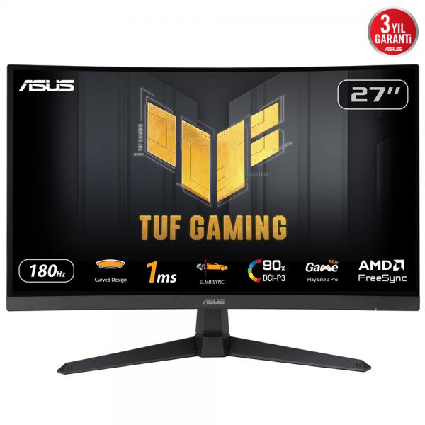 Asus TUF Gaming VG27VQ3B 27" FHD VA 180Hz 1ms FreeSync Curvo