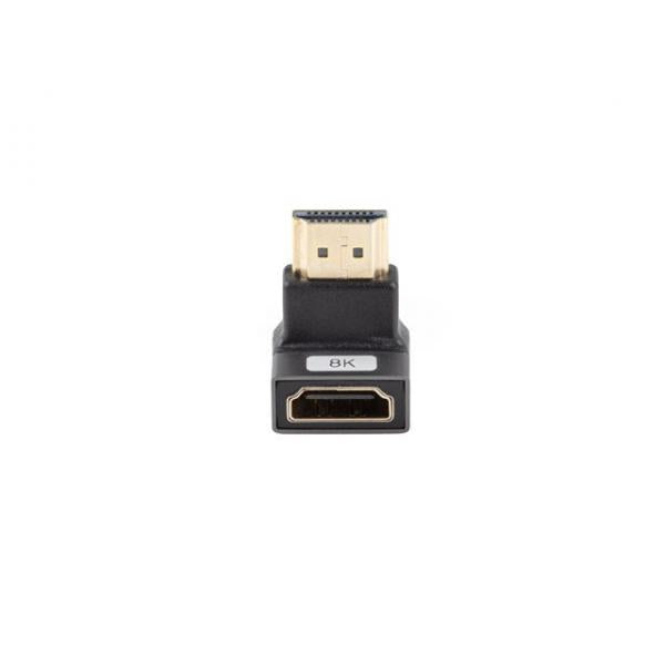 Adaptador 8K Lanberg Hdmi(M) A Hdmi(H) Angulo Abajo Aluminio