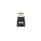Adaptador 8K Lanberg Hdmi(M) A Hdmi(H) Angulo Abajo Aluminio