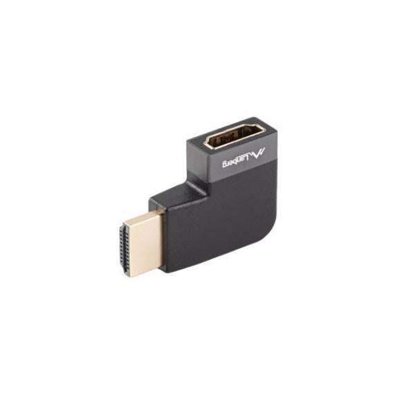 Adaptador 8K Lanberg Hdmi(M) A Hdmi(H) Angulo Derecha Alumin