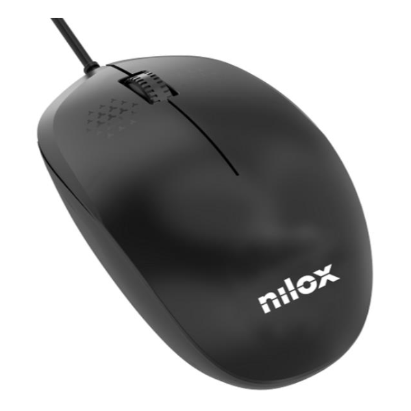 Nilox Mousb1012 Negro / Ratón Usb, 1200 Dpi, 3 Botones