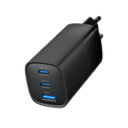 Cargador Rapido Usb Gembird Power Delivery Gan De 3 Puertos