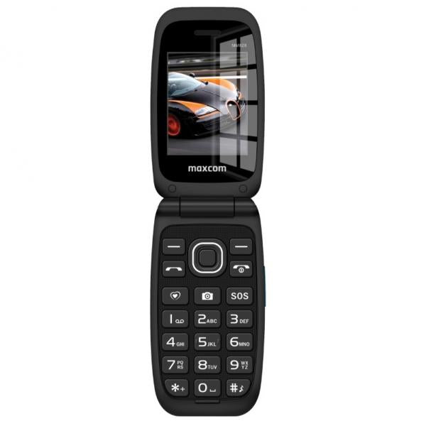 Maxcom MM828, 2.4", 4G, Botón SOS, Letras Grandes, Tapa, Azul