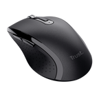 MOUSE TRUST WIRELESS YVI+ NEGRO SILENT CLICK 1600DPI AJUSTABLE 6 BOTONES