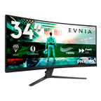 Philips Evnia 34M2C3500L/00 Negro 34 pulgadas 2K VA 180Hz 3ms curvo UltraWide Monitor