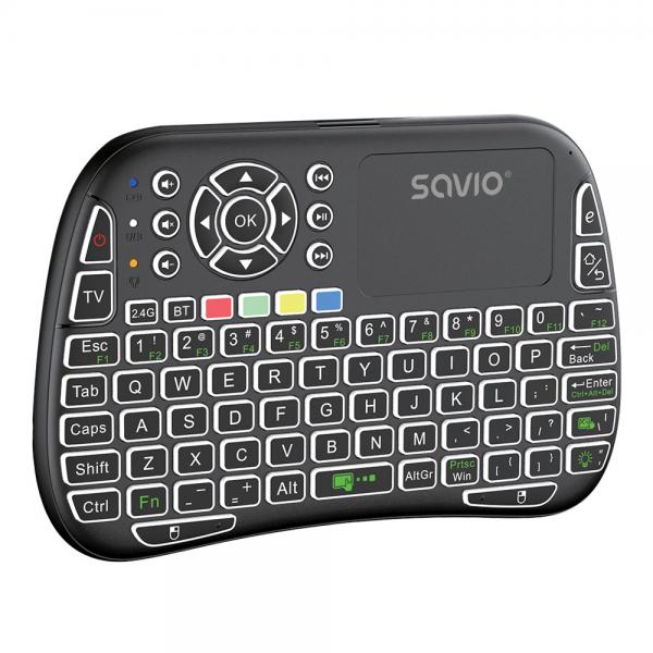 Mini Teclado Inalambrico Smart Tv Savio Kw-04