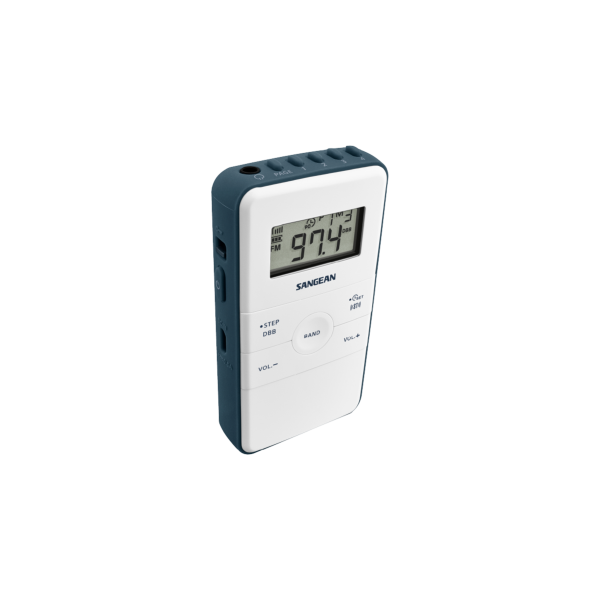 Sangean Dt-140 Blanco Y Azul / Radio Portátil