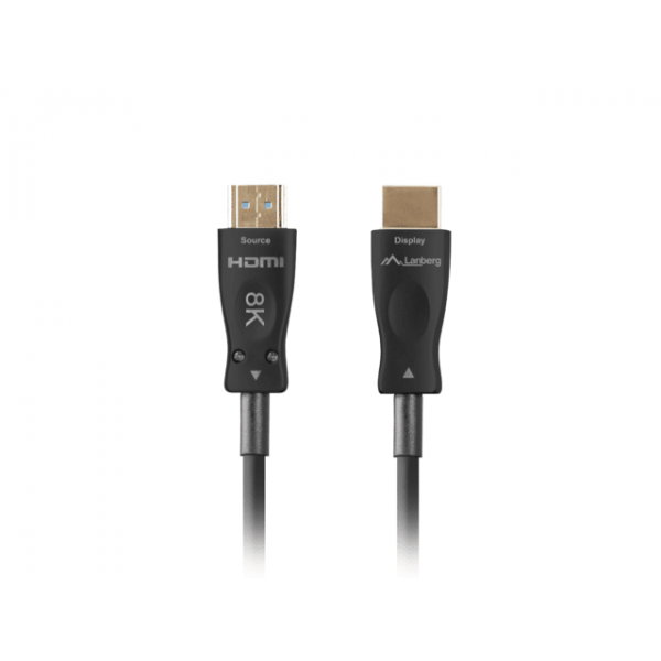 Cable Hdmi Aoc Lanberg V2.1 M/M Optico Activo 8K60Hz 10M Neg