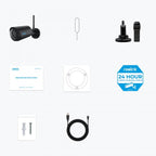 Reolink Argus Series B320-B Negro 3MP Compatible con Google Assistant - Cámara de Seguridad Exterior