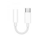 Cable Usb Tipo C A Jack 3.5mm Apple Macho - Hembra Blanco