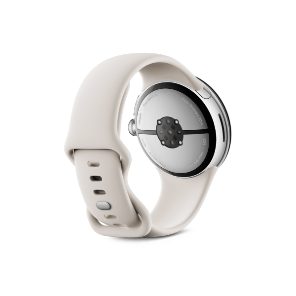 Google Pixel Watch 3 45mm 4G LTE Plata con Correa Porcelana