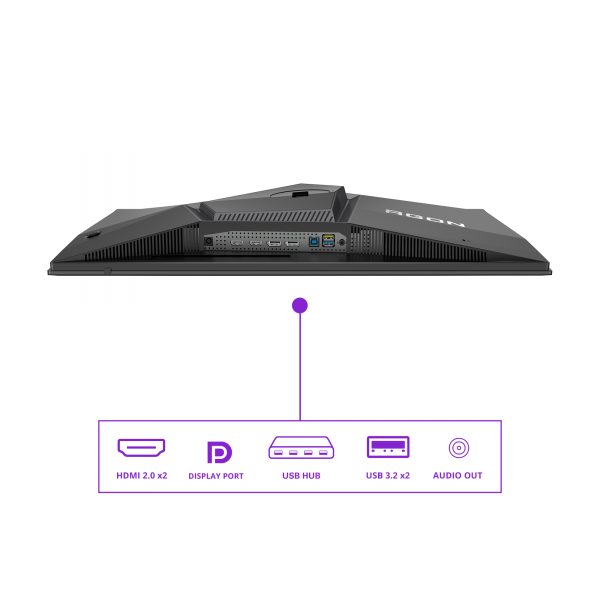 AOC AGON PRO AG276QZD2 27" QHD QD-OLED 240 Hz Gris