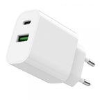 Cargador Rapido Usb Gembird De 2 Puertos Y 20 W, Blanco