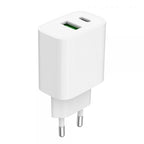 Cargador Rapido Usb Gembird De 2 Puertos Y 20 W, Blanco