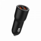 Cargador Rapido Para Coche Gembird Con 2 Puertos Usb, Qc3.0,