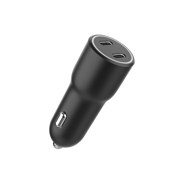 Cargador Rapido Coche Gembird Power Livery- 2 Puertos Usb Ti