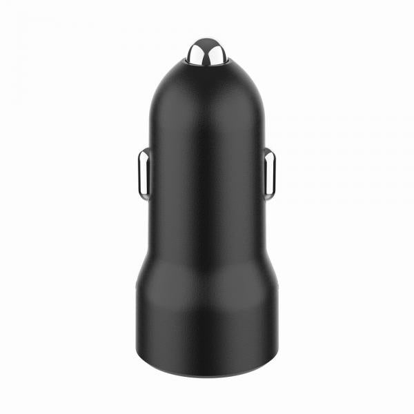 Cargador Rapido Para Coche Gembird Con 2 Puertos Usb, Tipo C