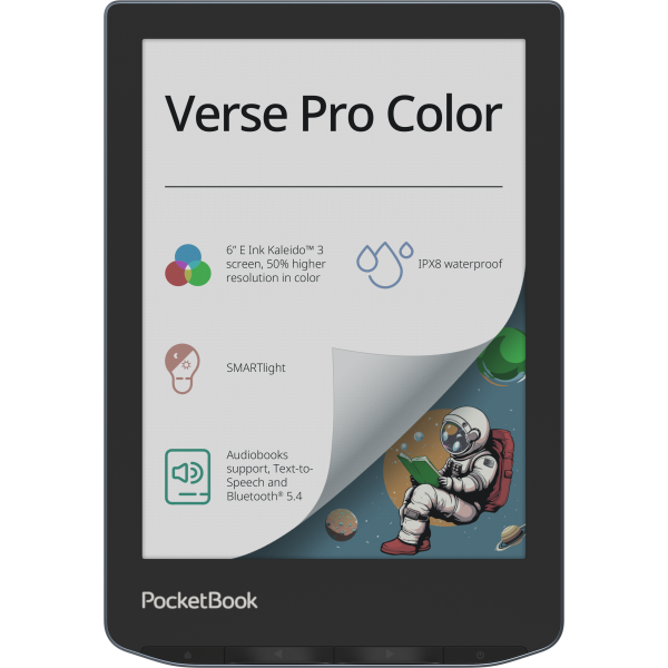 Pocketbook Verse Pro Color Stormy Sea / Lector De Libros Electrónicos 6" 16gb