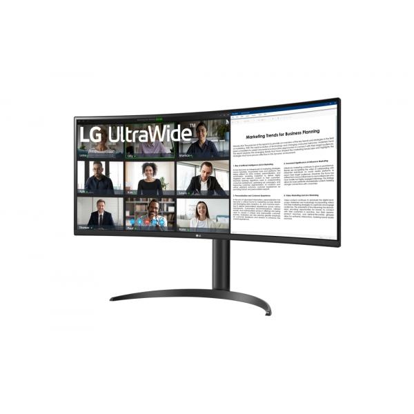 LG 34WR55QK-B 34 Pulgadas WQHD VA Curvo 100 Hz